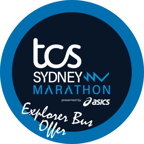 TCS Sydney Marathon Explorer Bus Offer logo